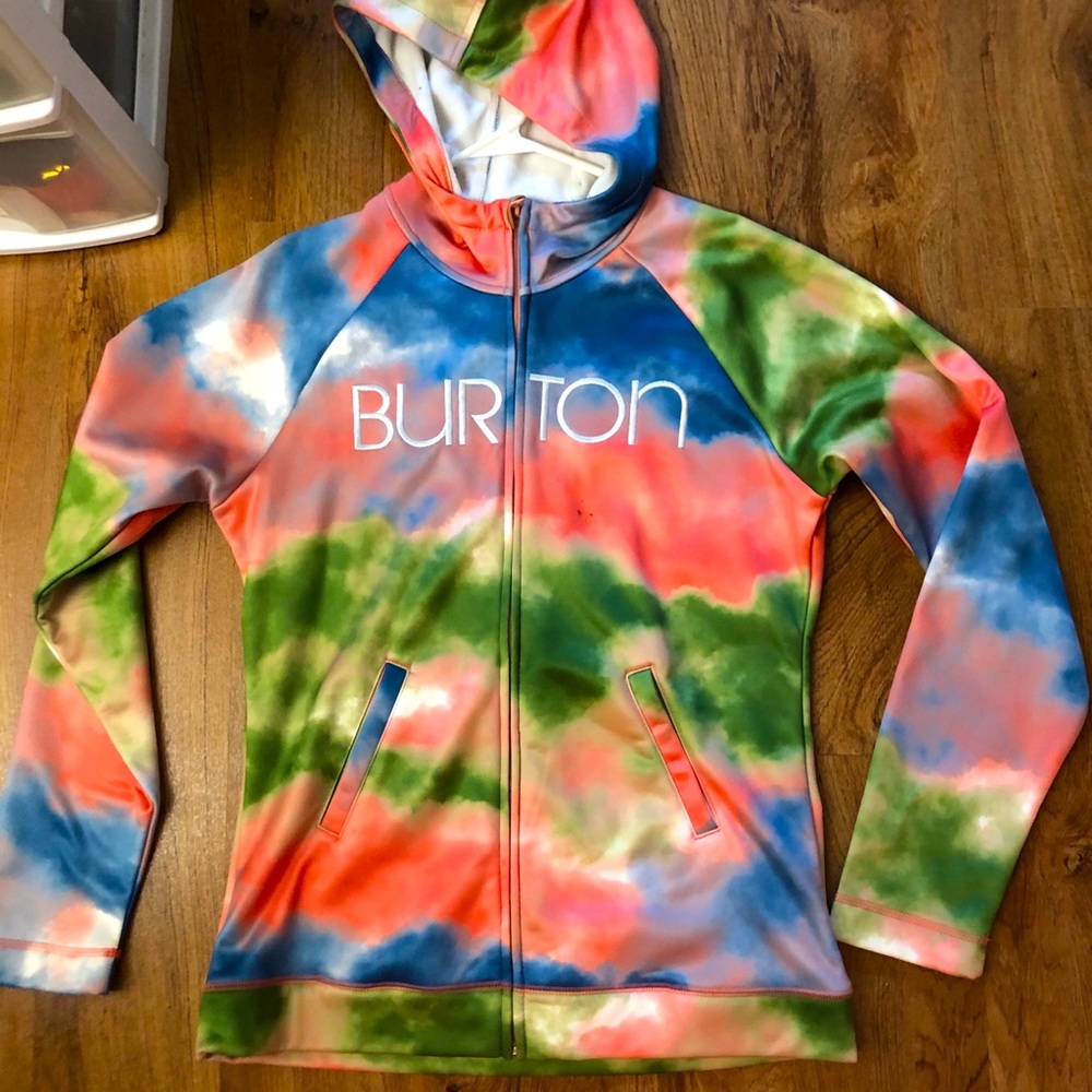 Burton zip up hoodie